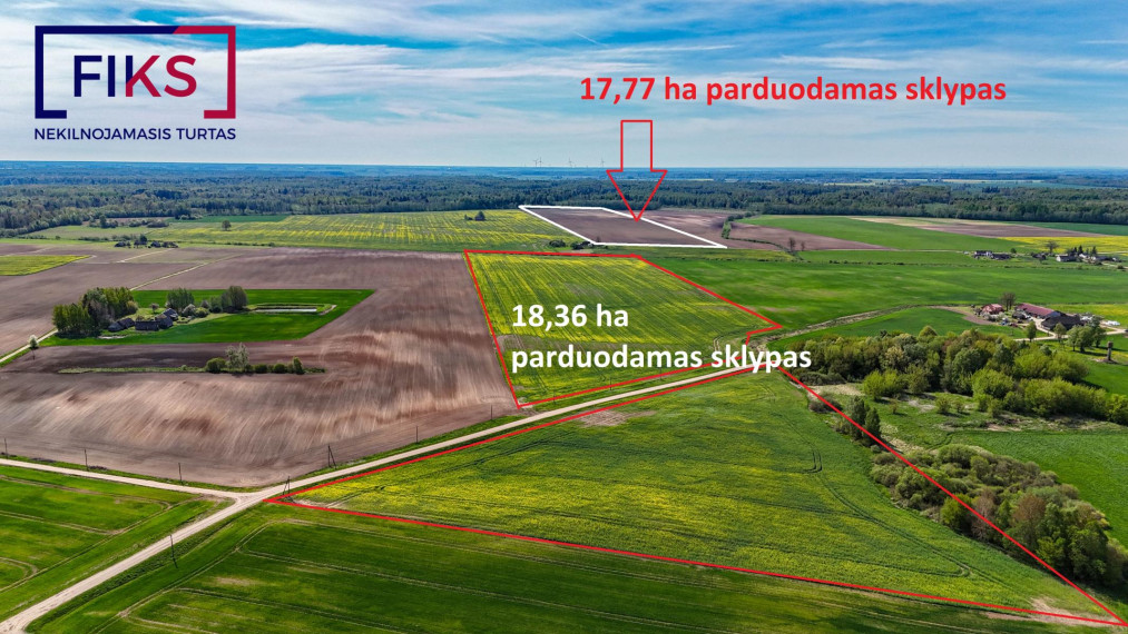 Parduodamas sklypas Jotyškių k., Šakių r. sav., 1777 a ploto 9