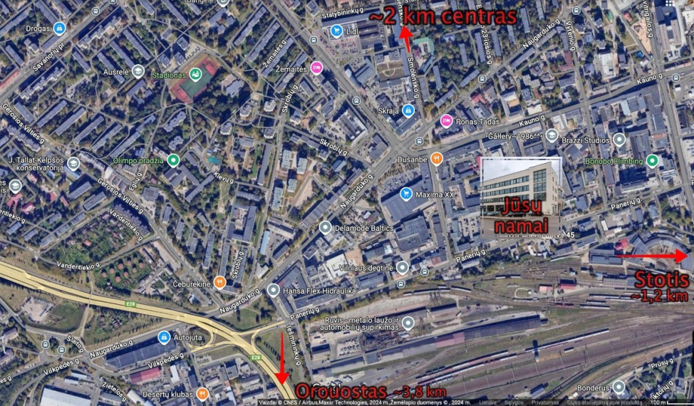 Nuomojamas butas Panerių g., Vilniaus m., Vilniaus m. sav., 18 m2 ploto, 1 kambariai 21