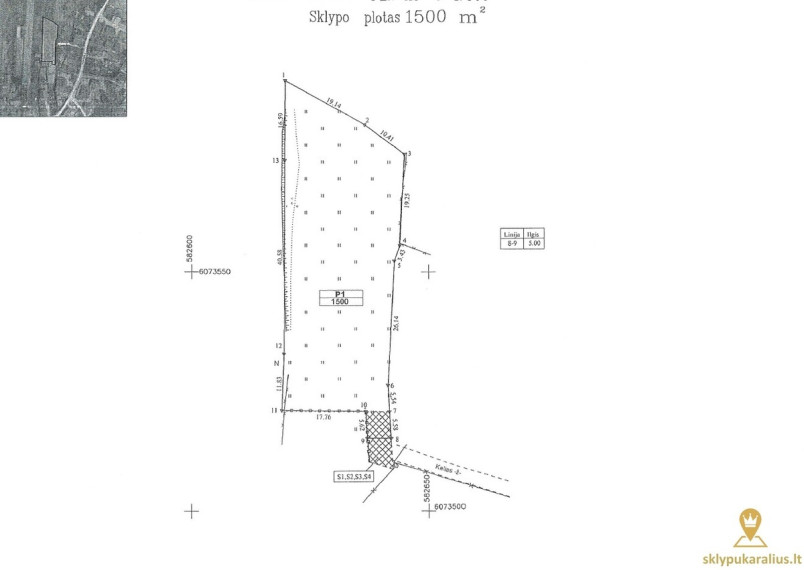 Parduodamas kitos paskirties sklypas Dvariškių g., Vilniaus m., Vilniaus m. sav., 15 a ploto 15