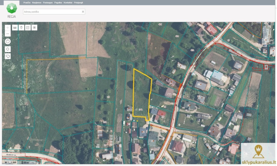 Parduodamas kitos paskirties sklypas Dvariškių g., Vilniaus m., Vilniaus m. sav., 15 a ploto 16