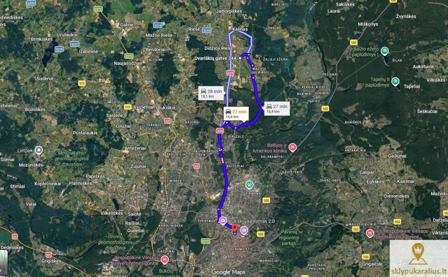 Parduodamas kitos paskirties sklypas Dvariškių g., Vilniaus m., Vilniaus m. sav., 15 a ploto 18