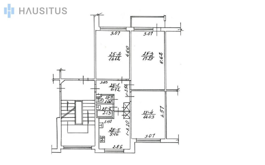 Parduodamas butas Kniaudiškių g., , Panevėžys, 64.41 kv.m ploto 29