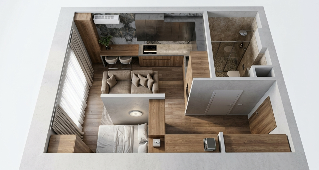 Parduodamas butas Pilkalnio g., Pilaitė, Vilniaus m., Vilniaus m. sav., 36.40 m² ploto 2 kambariai 19