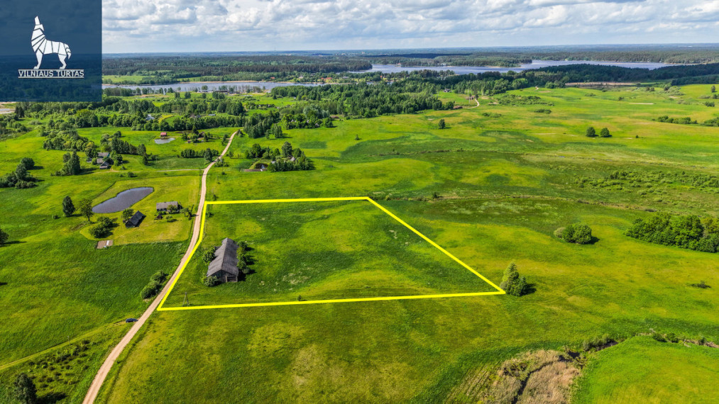 Parduodamas  sklypas Molėtų r. sav., Ažuožerių k., Bebrusų , 289 a ploto 1