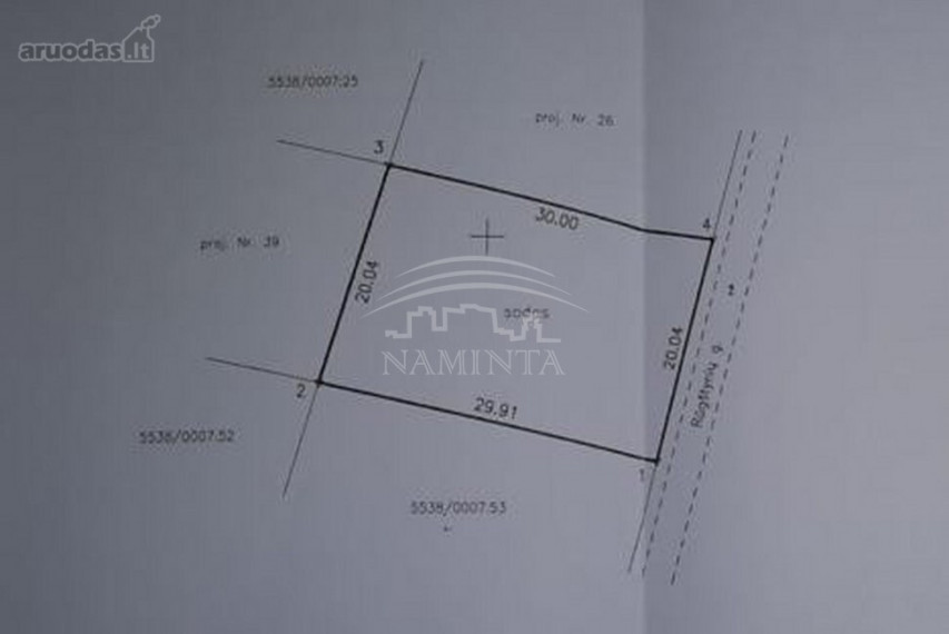 Parduodamas  sklypas Vaitelių k., Klaipėdos r. sav., 12 a ploto 3