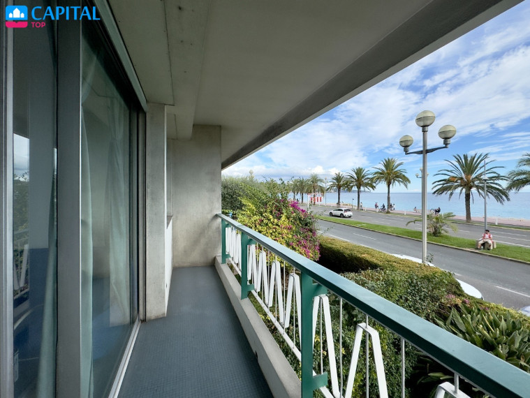 Nica | Promenade des Anglais – Butas su jūros vaizdu pirmoje linijoje  1