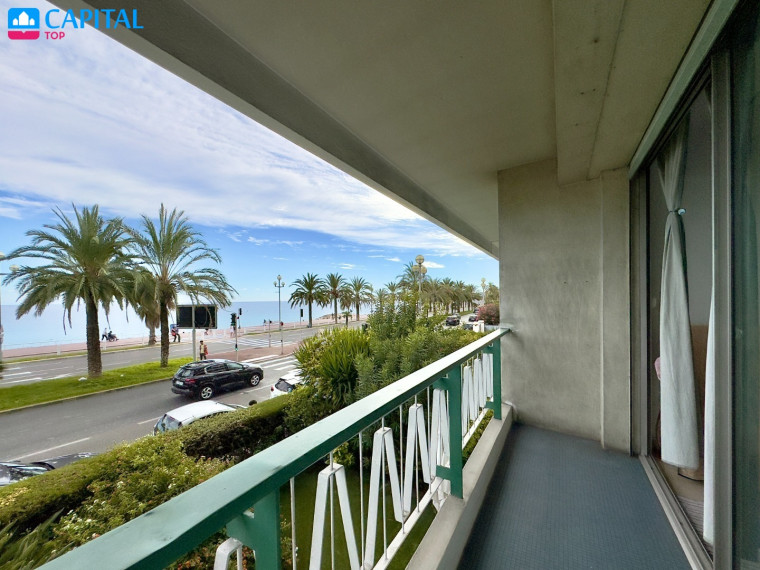 Nica | Promenade des Anglais – Butas su jūros vaizdu pirmoje linijoje  2