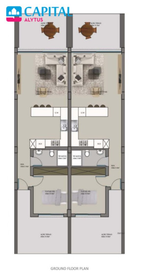ParduodamI 1+1 apartamentai Šiaurės Kipre, Tatlisu miestelyje. 16