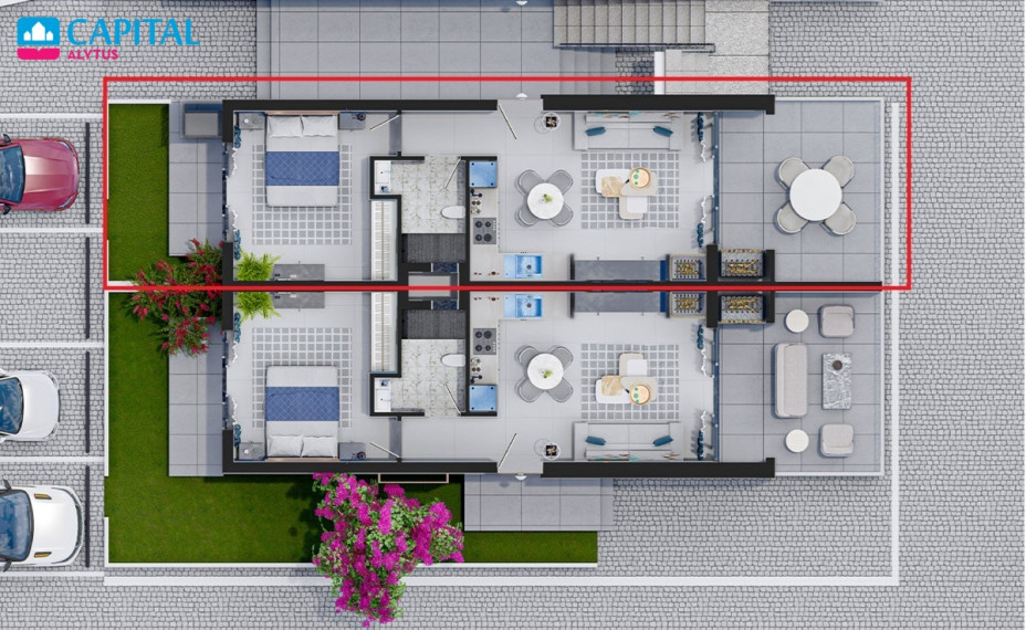 Parduodami 1+1 apartamentai, Šiaurės Kipre 4