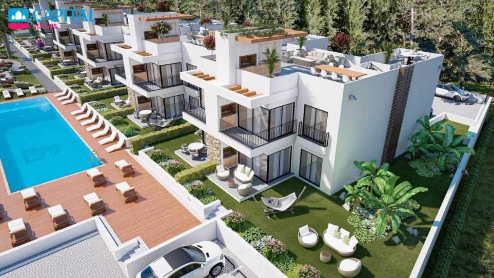 Parduodami - 3 kambarių apartamentai Šiaurės Kipre 1