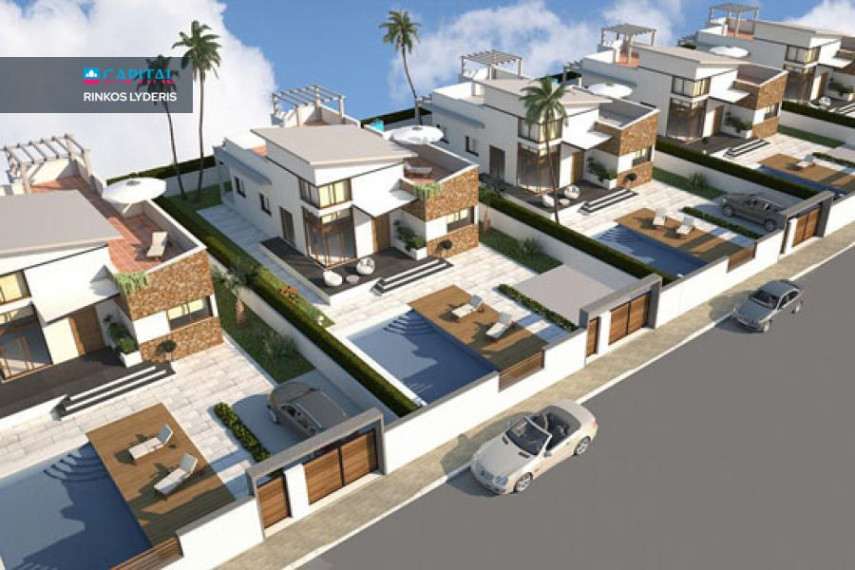 Šiuolaikiško stiliaus įrengtos vilos su nuosavu baseinu už 375 000 eur!  12