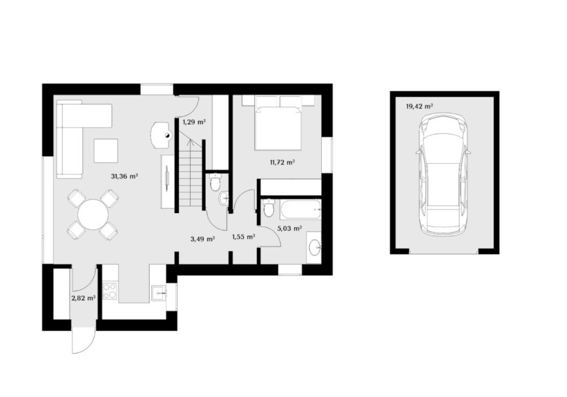 Parduodamas namas Kelmijos Sodų 55-oji g., Vilniaus m., Vilniaus m. sav., 100 m2 ploto, 2 aukštai 8