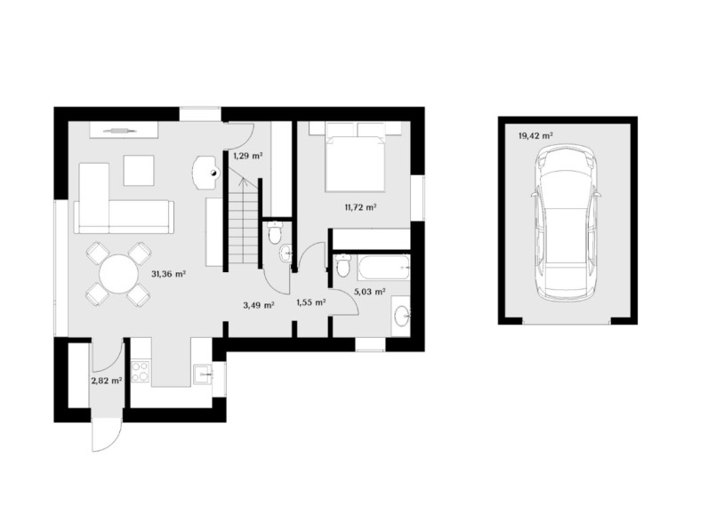 Parduodamas namas Kelmijos Sodų 55-oji g., Vilniaus m., Vilniaus m. sav., 100 m2 ploto, 2 aukštai 8