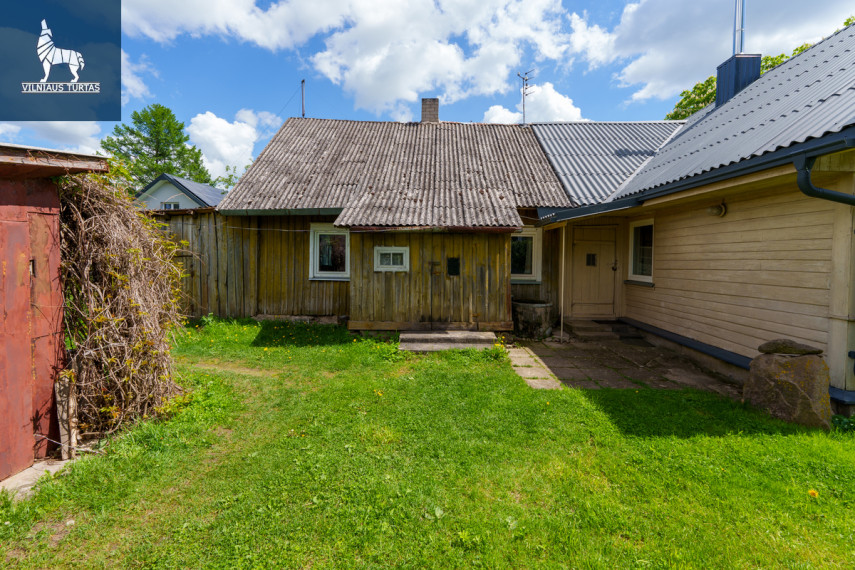 Parduodamas namas Vilniaus g., Aukštadvario mstl., Trakų r. sav., 42.5 m2 ploto, 1 aukštai 16