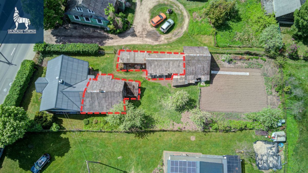 Parduodamas namas Vilniaus g., Aukštadvario mstl., Trakų r. sav., 42.5 m2 ploto, 1 aukštai 18