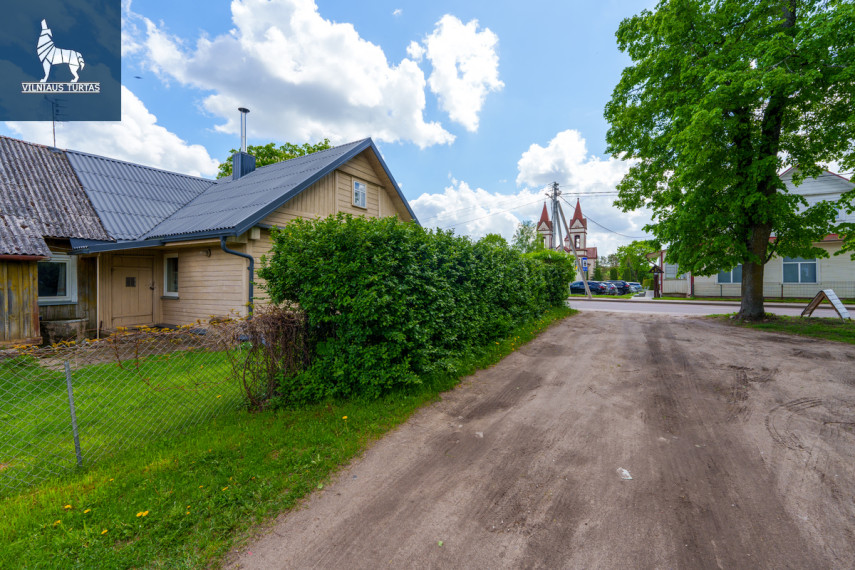 Parduodamas namas Vilniaus g., Aukštadvario mstl., Trakų r. sav., 42.5 m2 ploto, 1 aukštai 20