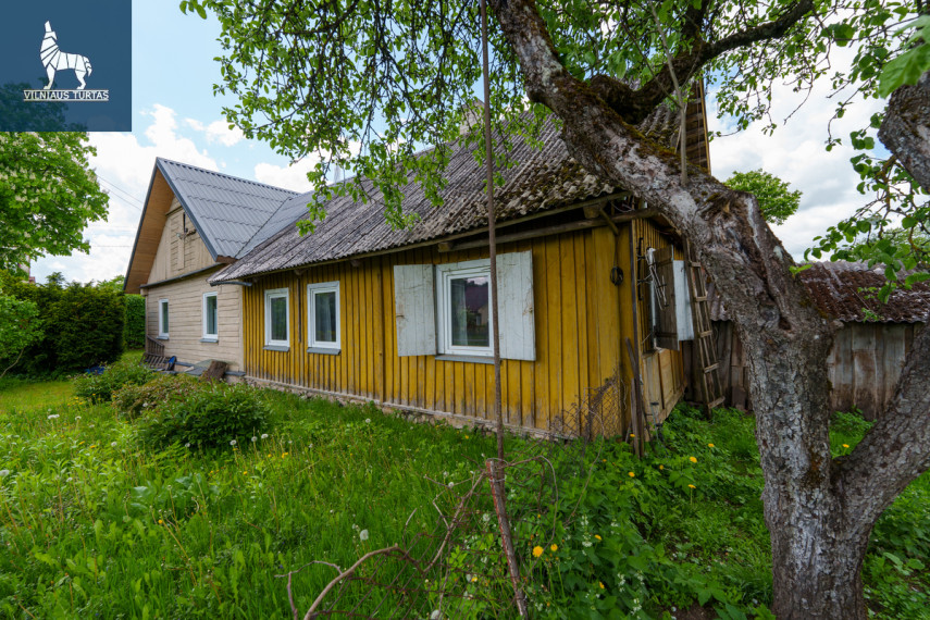 Parduodamas namas Vilniaus g., Aukštadvario mstl., Trakų r. sav., 42.5 m2 ploto, 1 aukštai 24
