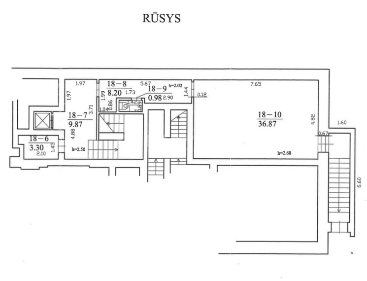 Parduodamos administracinės patalpos Vytenio g., Naujamiestis, Vilniaus m., Vilniaus m. sav., 174.23 m2 ploto 15