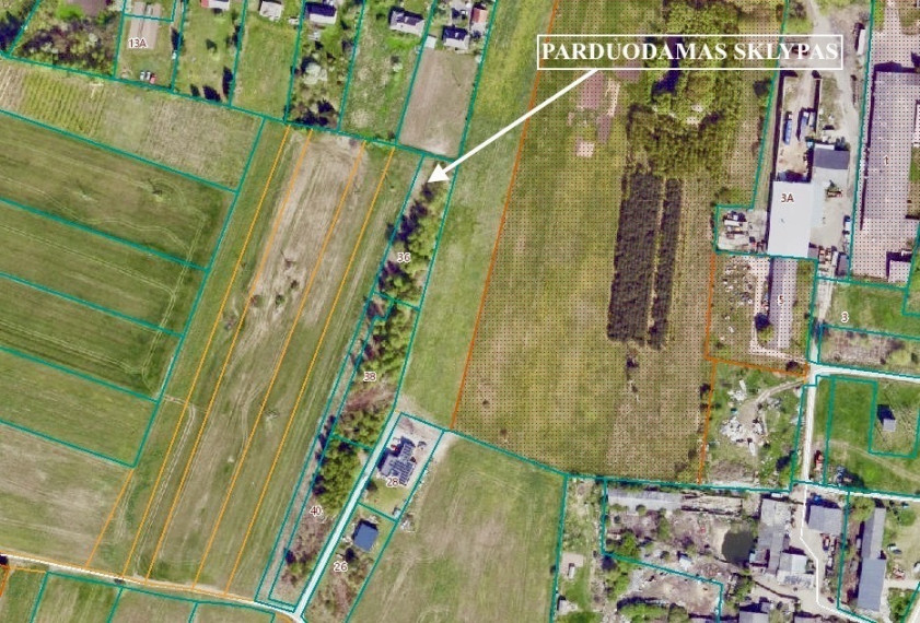 Parduodamas  sklypas Elnių g., Samylų k., Kauno r. sav., 18.57 a ploto 3