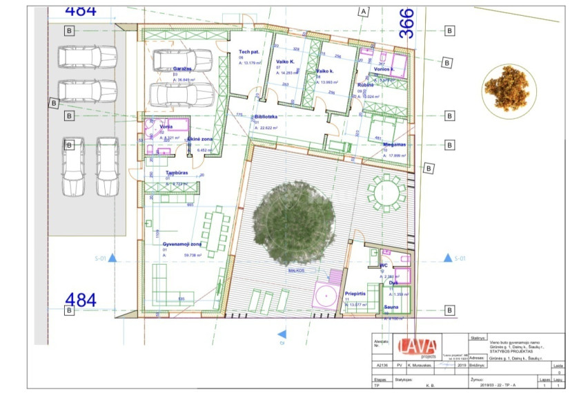 Parduodamas namas Girūnės g. , Dainų k., Šiaulių r. sav., 200 m2 ploto, 1 aukštai 12