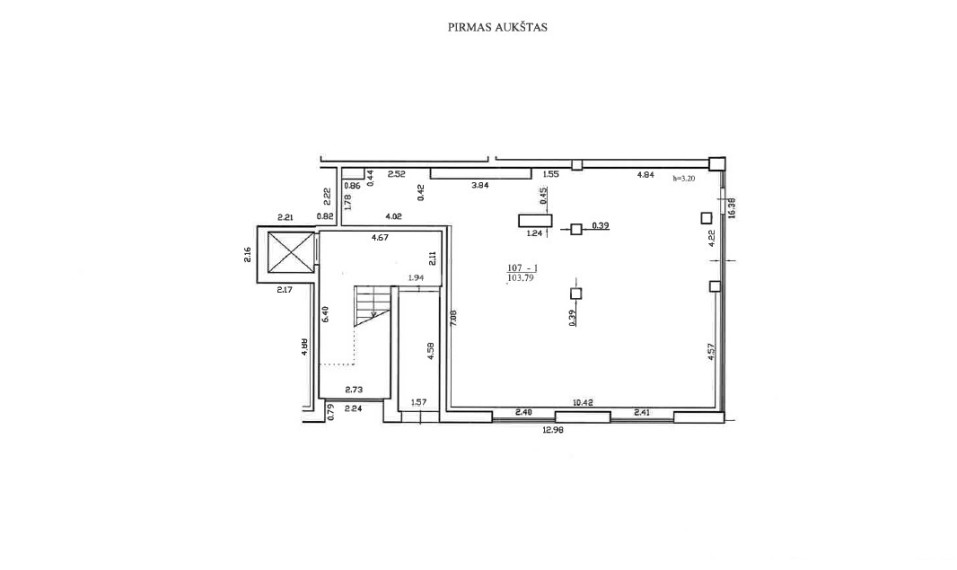 Parduodamos administracinės, maitinimo patalpos Šatrijos g. , Šnipiškės, Vilniaus m., Vilniaus m. sav., 102.7 m2 ploto 7