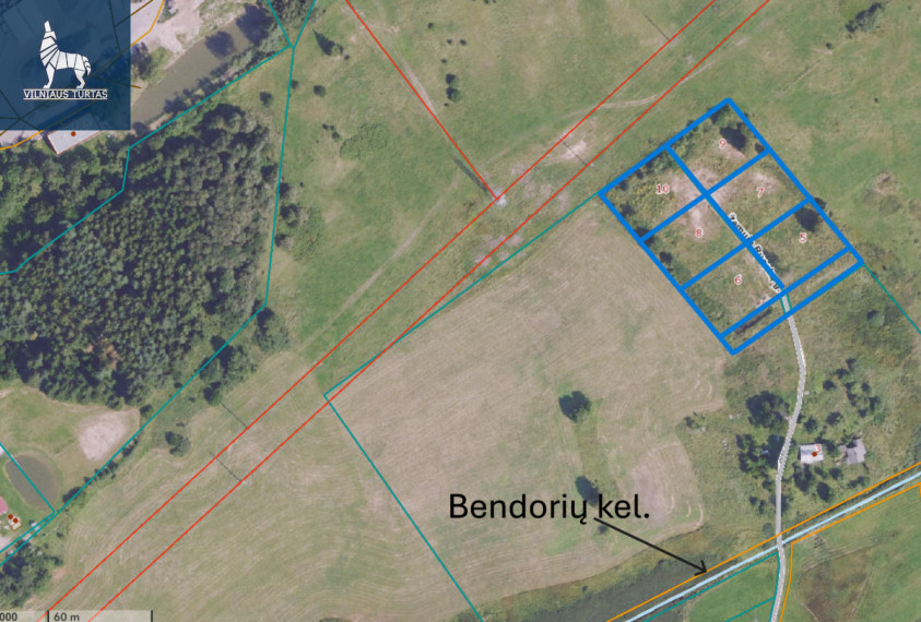 Parduodamas kitos paskirties sklypas Vilniaus r. sav., Žemųjų Rusokų vs., Žemųjų Rusokų g.5, 100 a ploto 1