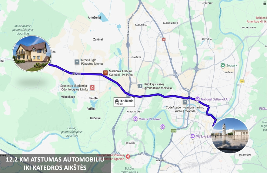 Parduodamas namas Čekoniškių g., Vilniaus m., Vilniaus m. sav., 290.05 m2 ploto, 2 aukštai 36