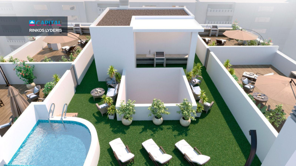 Parduodamas butas Calle Villa Madrid 39 , 154.00 kv.m ploto, 2 kambariai 8