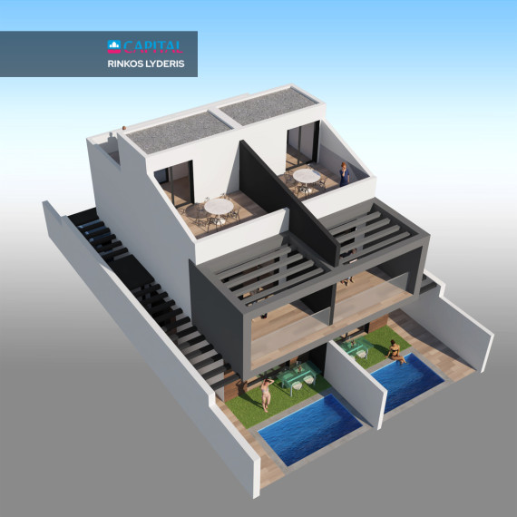 Parduodamas namas Calle San Telmo 7 , 107.00 kv.m ploto,  Floors 3