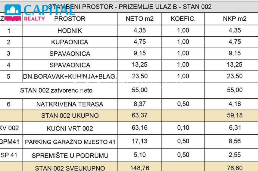 Parduodamas butas Horvatova ulica 60 , 76.60 kv.m ploto, 2 kambariai 7