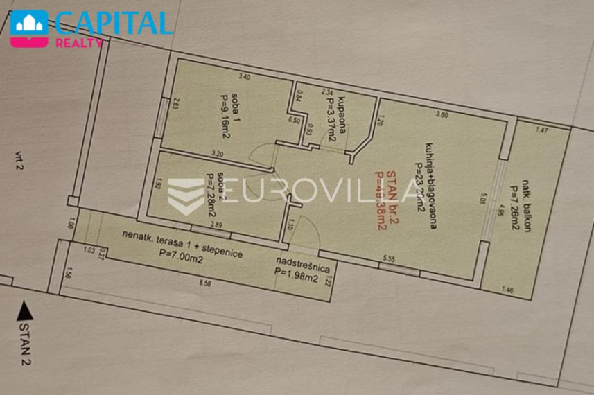 Parduodamas namas Ulica Gospe kraj mora 42 , 152.00 kv.m ploto, 3 aukštai 22