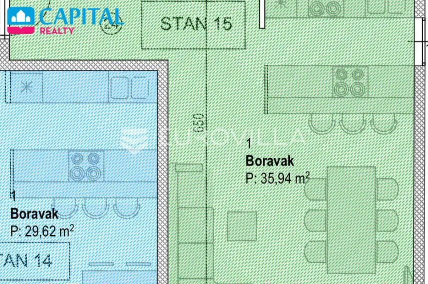 Parduodamas butas Ulica Ante Starčevića 2 , 67.00 kv.m ploto, 1 kambariai 4