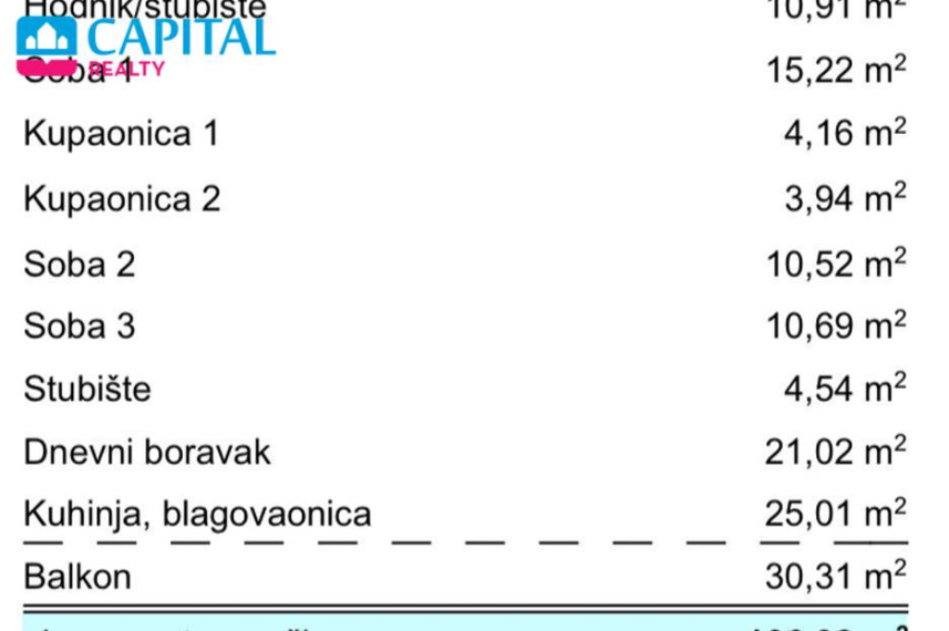 Parduodamas butas Ulica Ante Starčevića 2 , 122.00 kv.m ploto, 3 kambariai 24