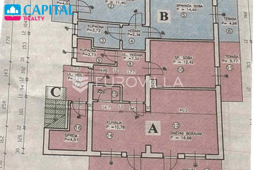 Parduodamas butas Ulica Gradska vrata 35 , 75.00 kv.m ploto, 2 kambariai 2