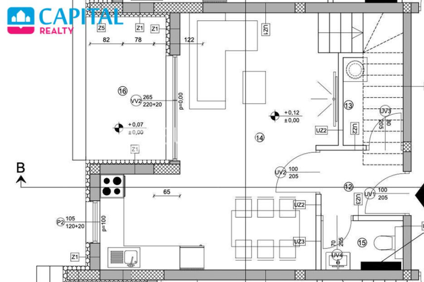 Parduodamas butas Zatonska ulica 183 , 112.61 kv.m ploto, 2 kambariai 17