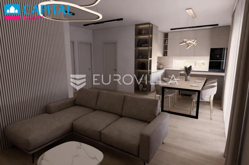Parduodamas butas Burićeva ulica 17c , 57.50 kv.m ploto, 2 kambariai 6