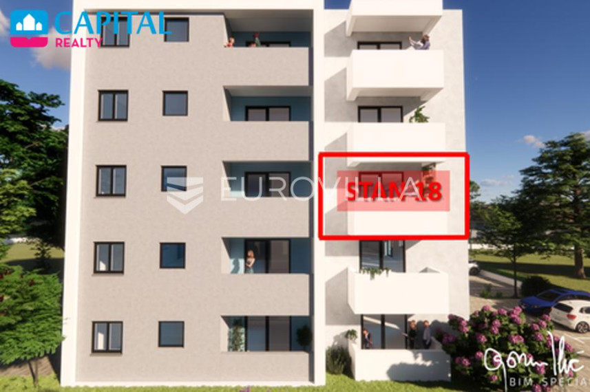 Parduodamas butas Grožnjanska ulica 32 , 54.24 kv.m ploto, 2 kambariai 2