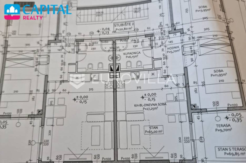 Parduodamas butas Ulica Brune Bušića 51 , 69.85 kv.m ploto, 2 kambariai 12