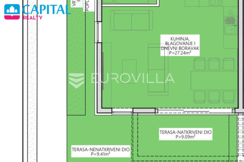 Parduodamas butas Ulica Ante Starčevića 2 , 69.00 kv.m ploto, 2 kambariai 9