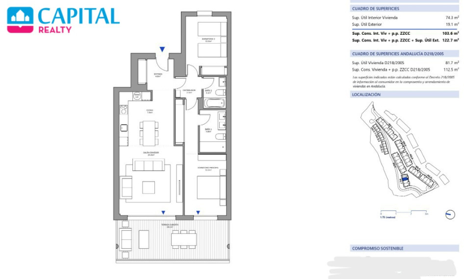 Parduodamas namas Calle Benalauria 11 , 89.00 kv.m ploto,  Floors 23