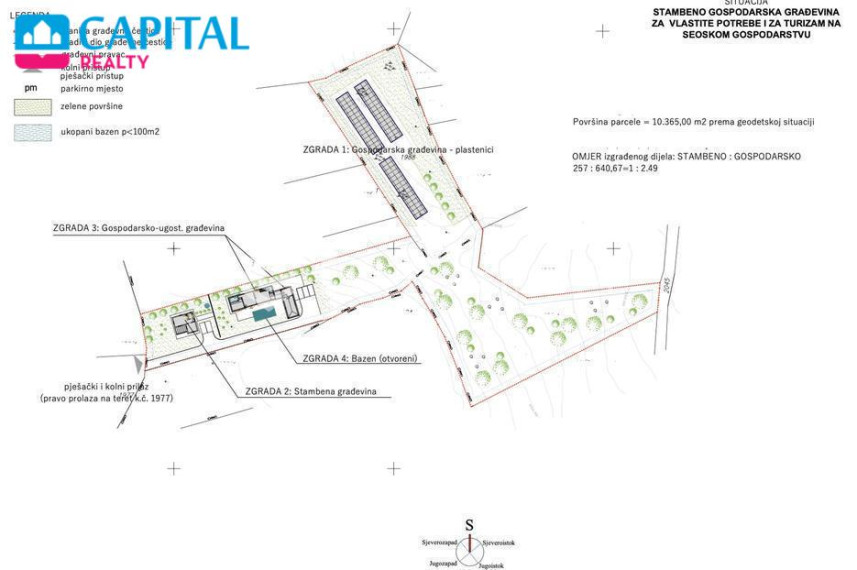 Parduodamas namas Krančići 25 , 330.00 kv.m ploto, 1 aukštai 1