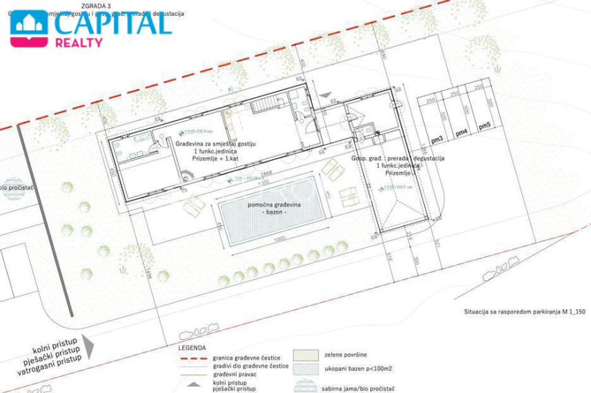Parduodamas namas Krančići 25 , 330.00 kv.m ploto, 1 aukštai 6