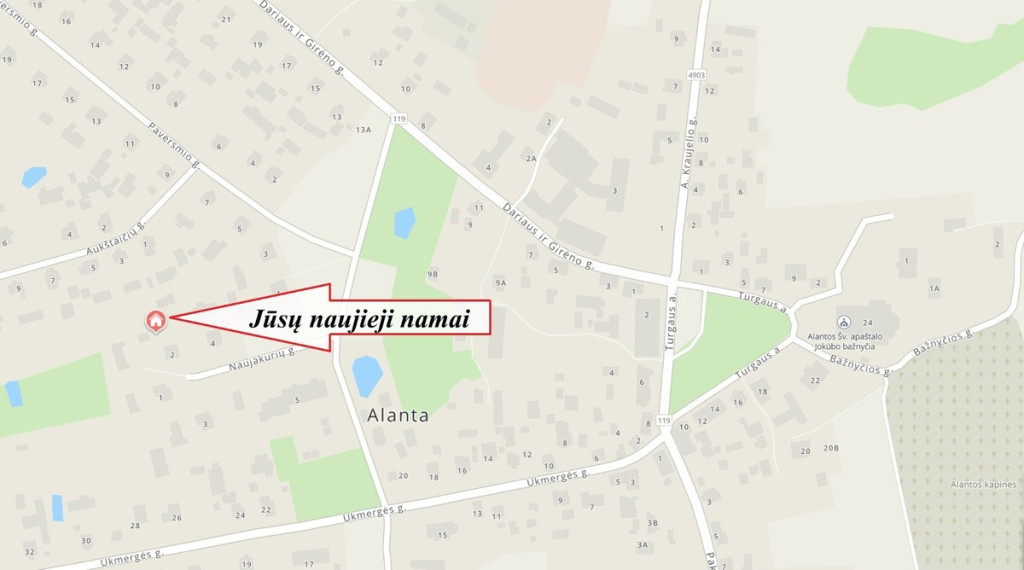Parduodamas namas Naujakurių g., Alantos mstl., Molėtų r. sav., 158.3 m2 ploto, 2 aukštai 41