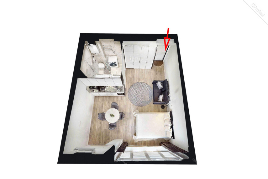 Nuomojamas butas Eišiškių pl., Vilniaus m., Vilniaus m. sav., 30 m2 ploto, 1 kambariai 8