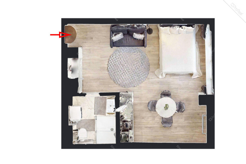 Nuomojamas butas Eišiškių pl., Vilniaus m., Vilniaus m. sav., 30 m2 ploto, 1 kambariai 9