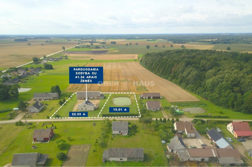 Parduodamas namas Kerkasių g., Kerkasių k., Kelmės r. sav., 84.35 m2 ploto, 1 aukštai 8