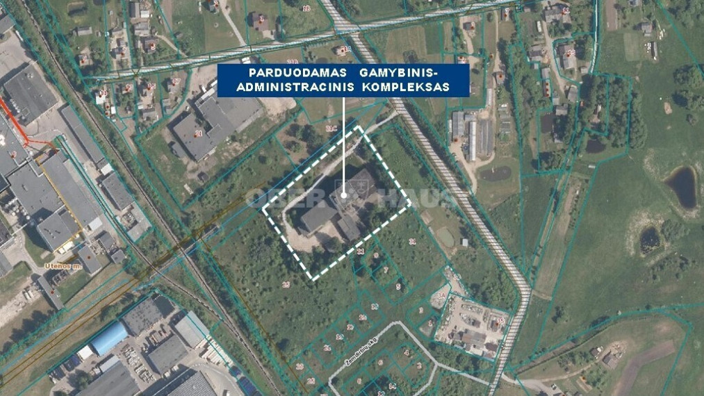 Parduodamos administracinės, gamybinės, sandėliavimo patalpos Žemdirbių g., Utenos r. sav., 5118.7 m2 ploto 8