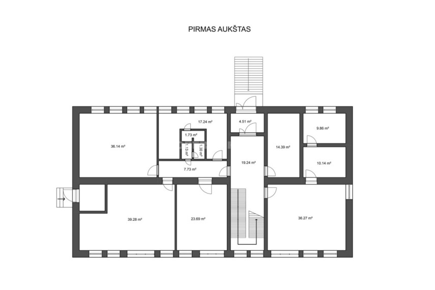Parduodamos administracinės, gamybinės, sandėliavimo patalpos Žemdirbių g., Utenos r. sav., 5118.7 m2 ploto 13