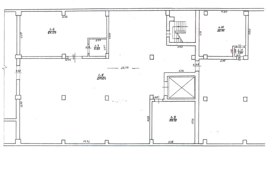Parduodamos administracinės, gamybinės, sandėliavimo patalpos Žemdirbių g., Utenos r. sav., 5118.7 m2 ploto 16