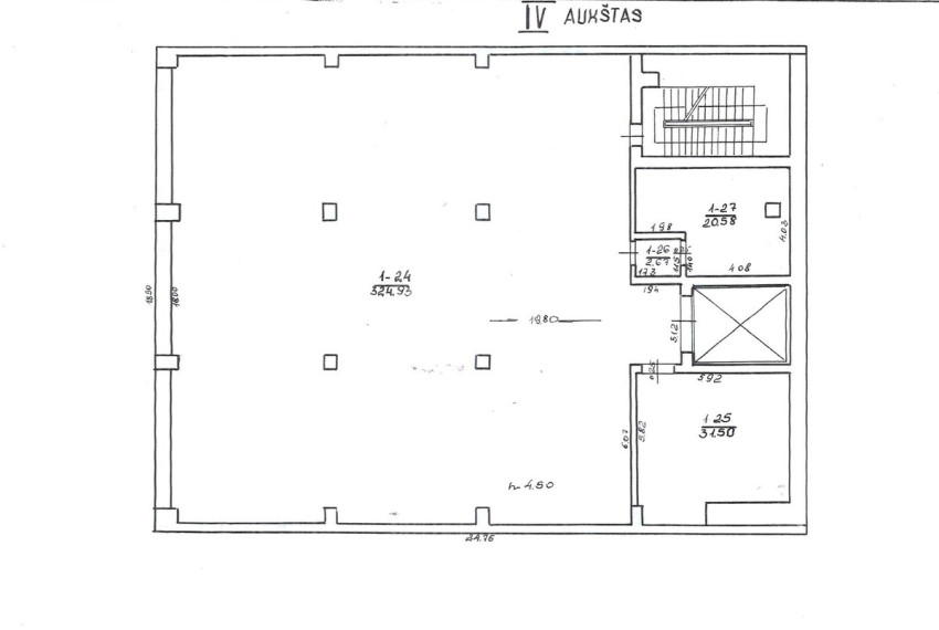 Parduodamos administracinės, gamybinės, sandėliavimo patalpos Žemdirbių g., Utenos r. sav., 5118.7 m2 ploto 24
